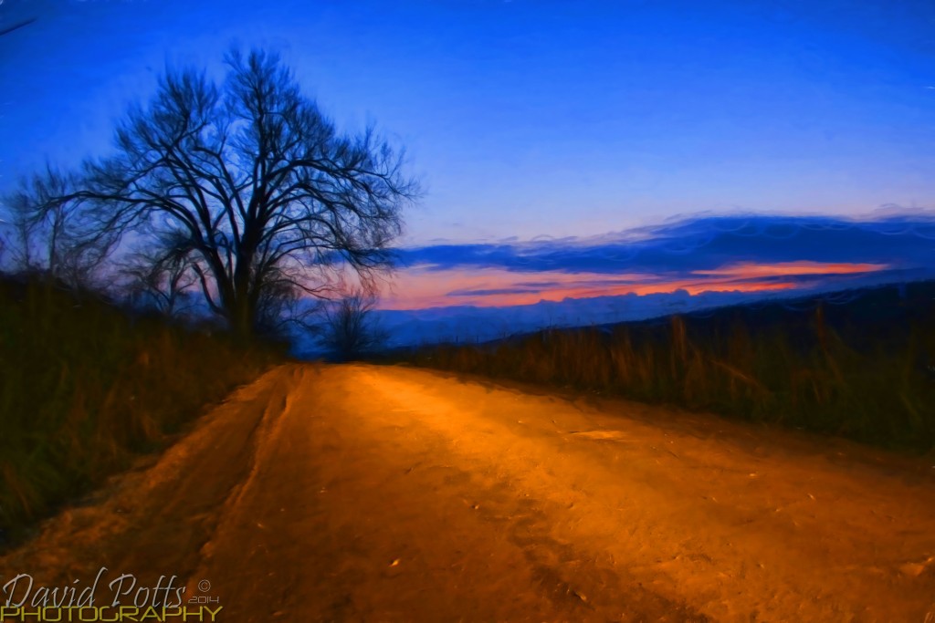 » Dirt Road Sunset T W Ozark Web Design